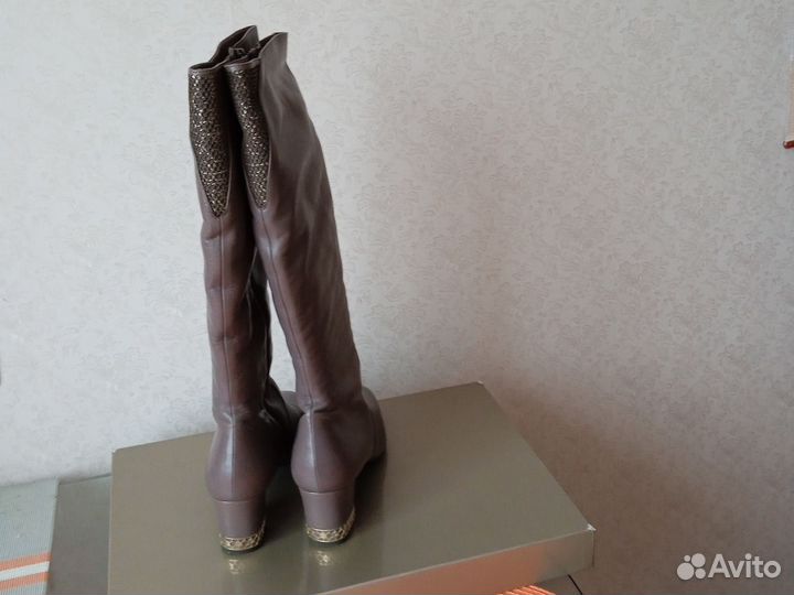 Сапоги женские натуральная кожа 41 размер