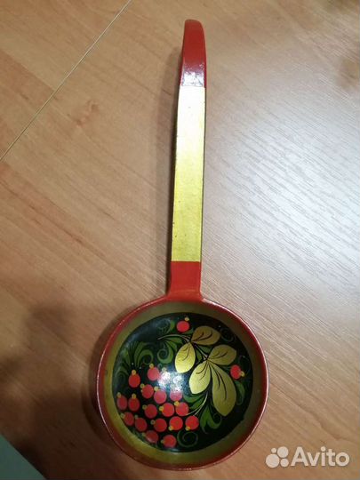 Ложка хохломская роспись ручная работа
