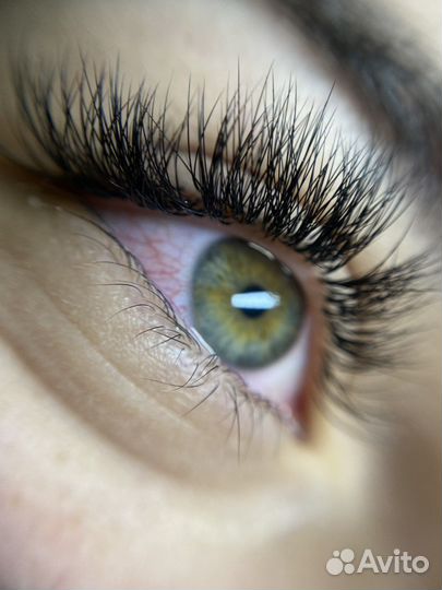 Наращивание ресниц модель