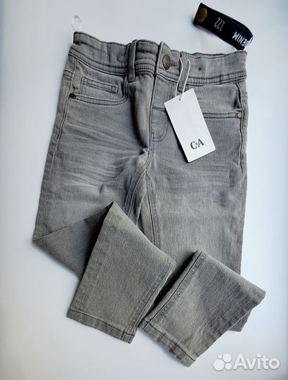 Новые джинсы для мальчика C&A 122