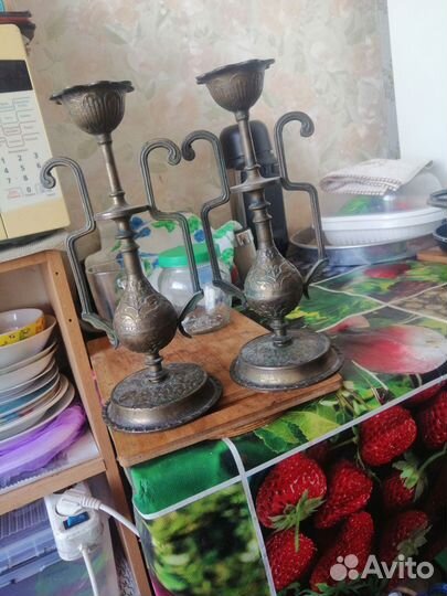 Подсвечник латунь СССР