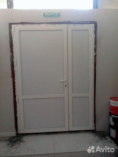 Двери пластиковые с установкой