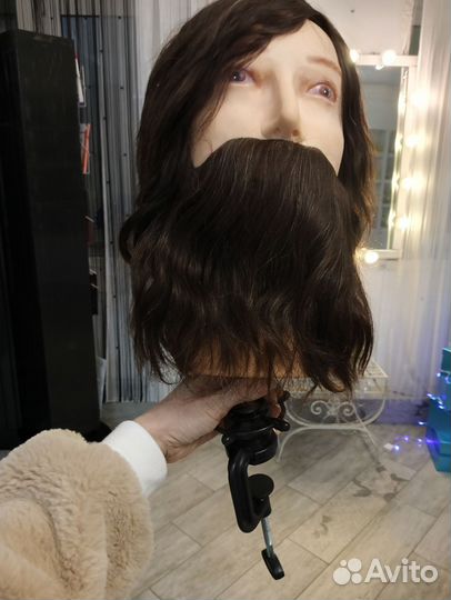 Голова-манекен учебная мужская 