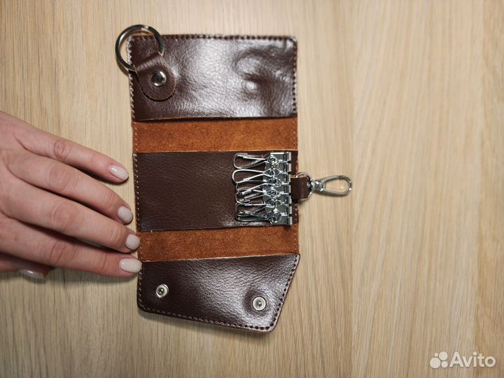 Ключница натуральная кожа