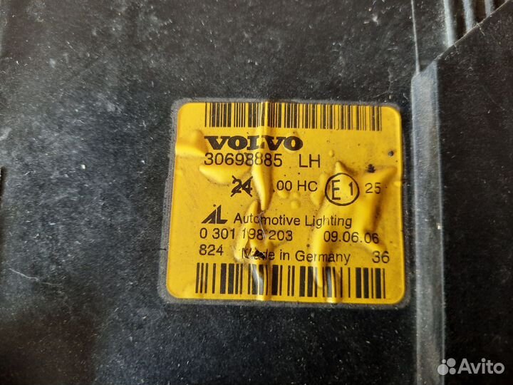 Фара левая на volvo 40