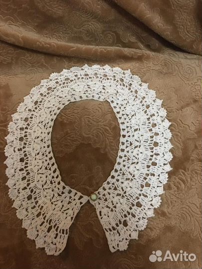 Воротнички и салфетки вязаные