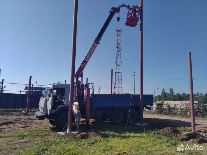 Услуги манипулятора, монтажной корзины, агп, кму