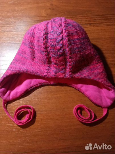 Шапка зимняя для девочки 48-50