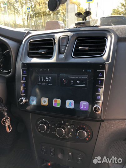 Магнитола Renault Logan 2/Sandero с кнопками 1/16