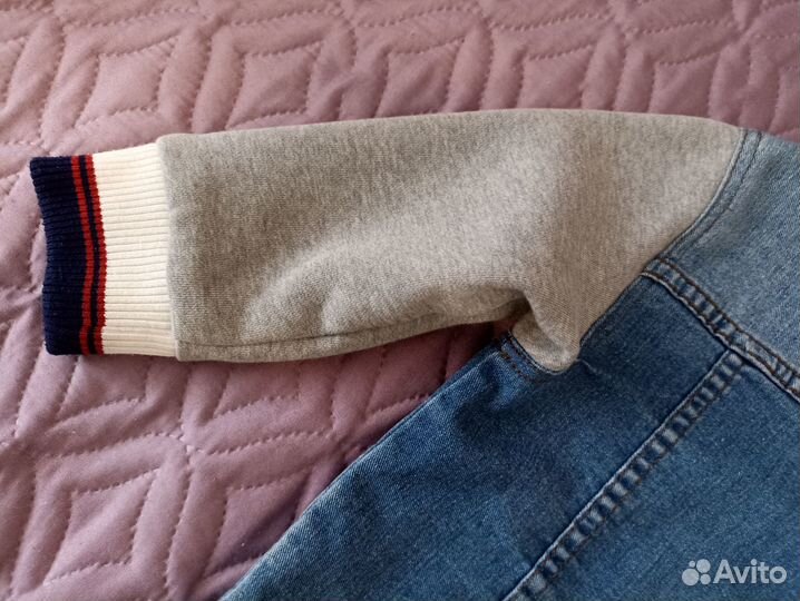 Джинсовый бомбер (куртка) 