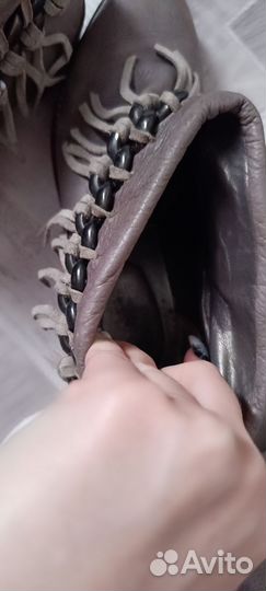 Ботинки женские,38.5 размер, натуральные