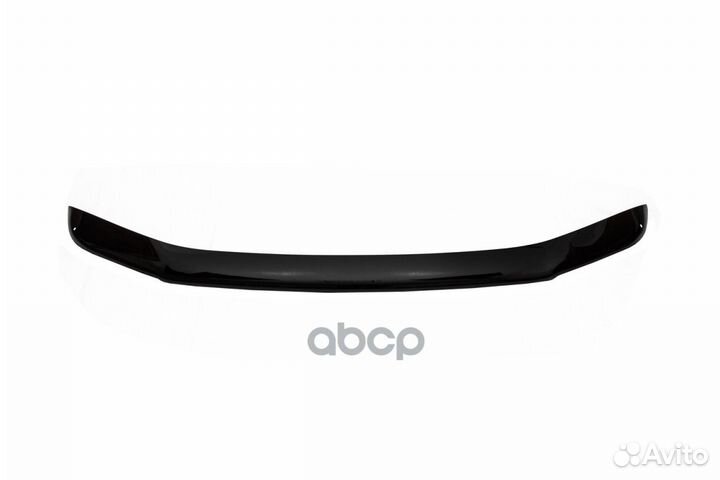 Дефлектор капота с подгибом черный для Land Rov