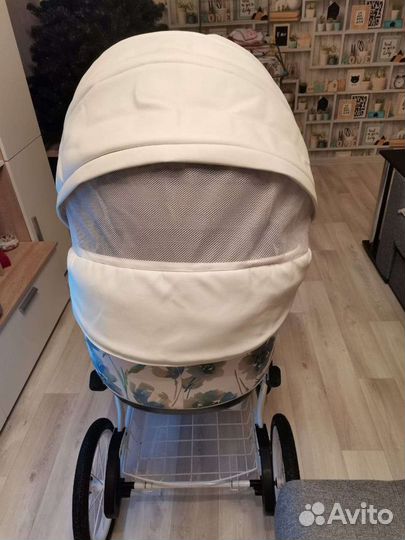 Коляска 2 в 1 эко кожа