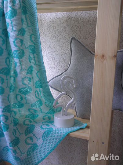 Вязаный плед одеяло детское