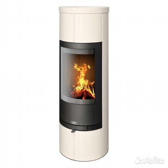 Кафельная печь-камин ABX Kastilie (Перламутр)