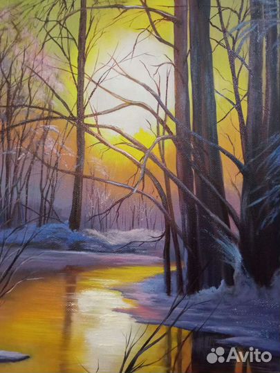 Картина маслом на холсте 