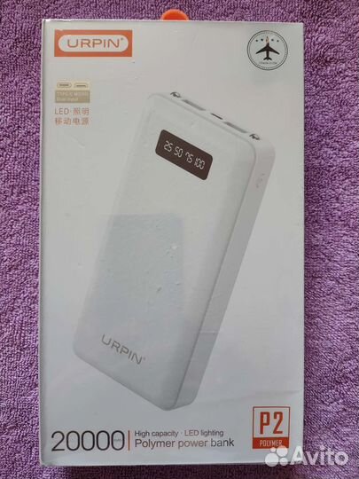 Внешний аккумулятор urpin 20000mah