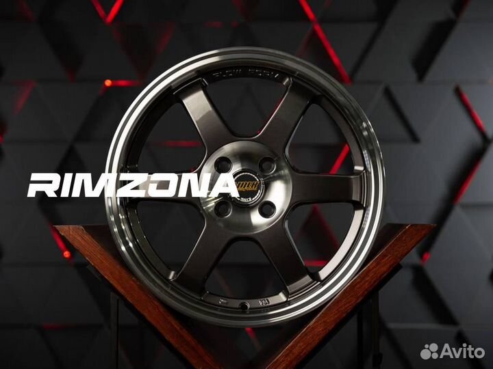 Литые диски rays TE37SL R17 et38.0 4x100.0 Графит