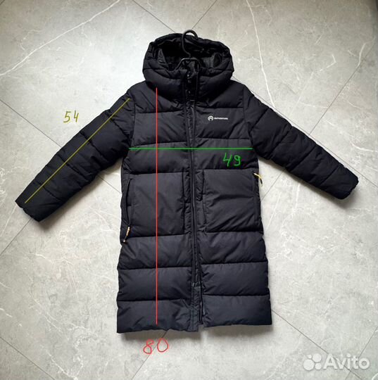 Пуховик зимний 140 146