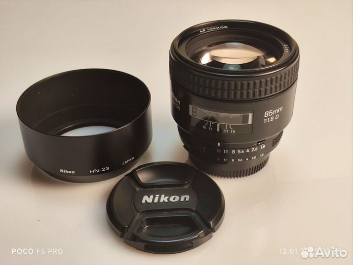 Объектив nikon 85mm 1.8d