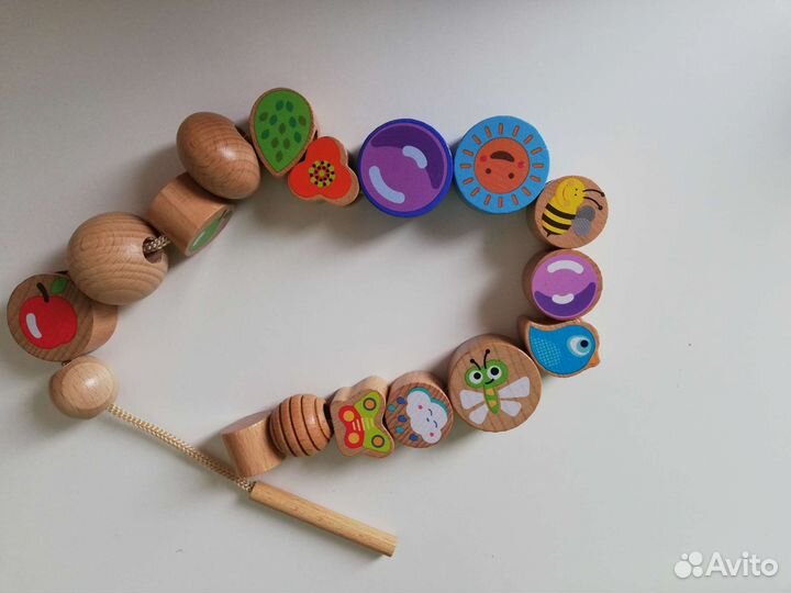 Деревянные игрушки монтессори