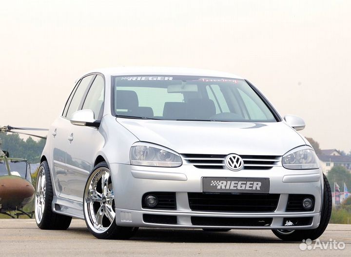 VW Jetta 5 Накладки на пороги Rieger