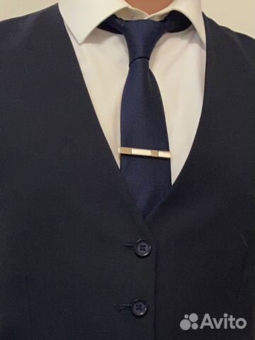 Галсту с зажимом