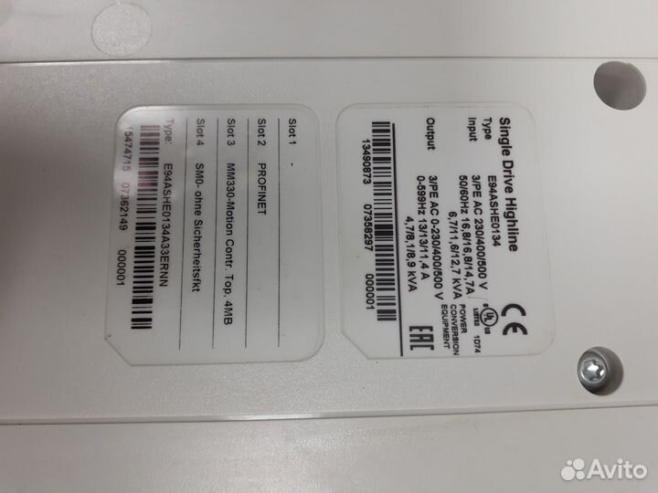 Частотный преобразователь Lenze E94ashe0134