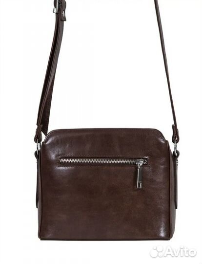 Сумка натуральная кожа коричневая