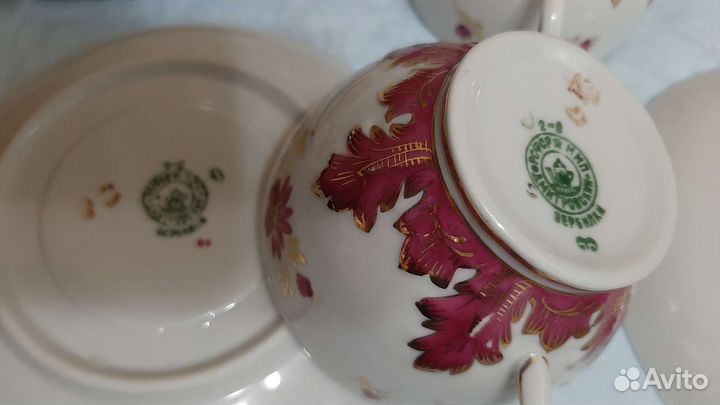 Чайный сервиз вербилки СССР, салатник Италия