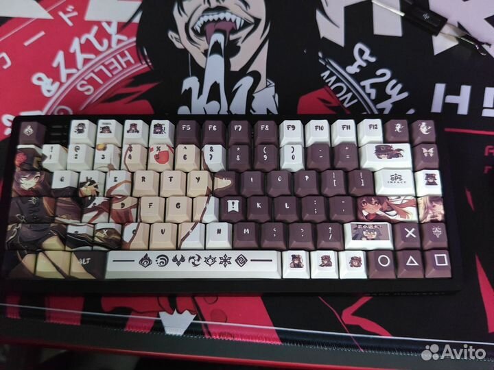 Кейкапы pbt Genshin Ipmact