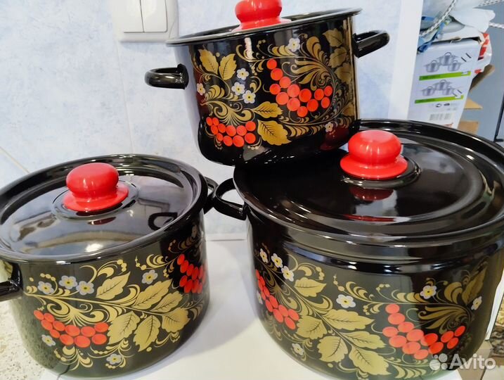 Новый набор больших кастрюль