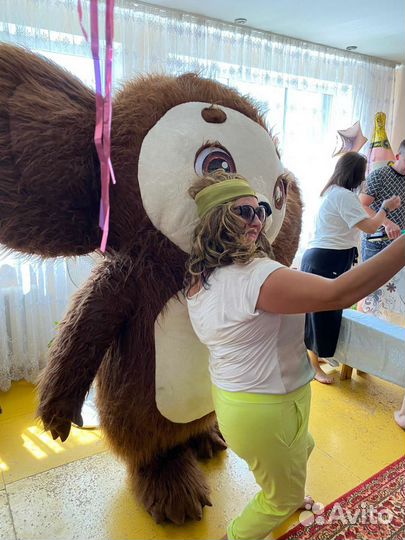 Поздравление Белый мишка Ушастик