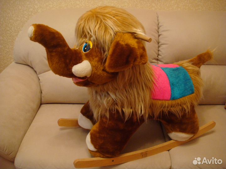 Игрушка-качалка мамонтенок шерри