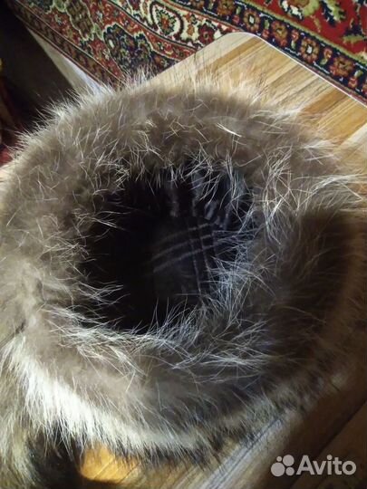 Шапка меховая из чернобурки