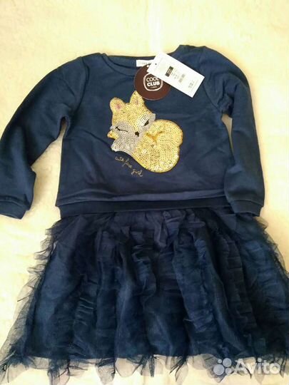 Пакет новых вещей на девочку, рост 104 см