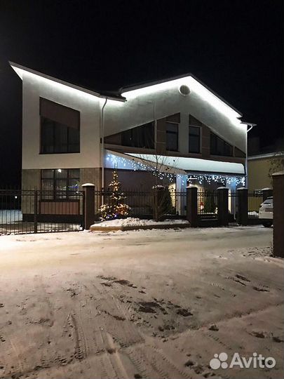 Декоративная подсветка домов и территорий