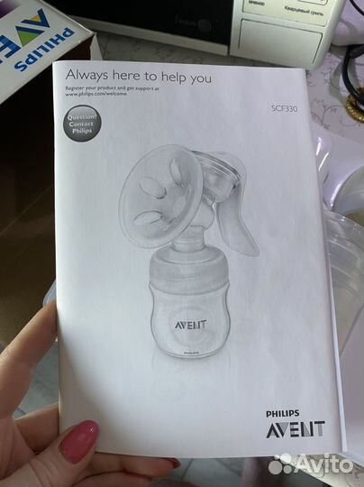Молокоотсос avent ручной