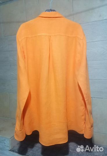 Рубашка лён Massimo dutti