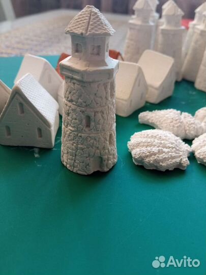 Фигурки из гипса флорариум