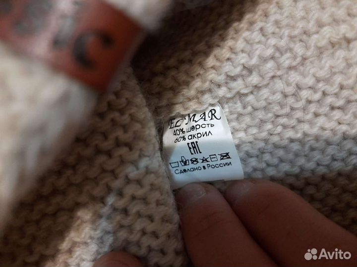 Шапка и шарф женский