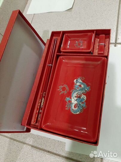 Набор посуды для суши керамика