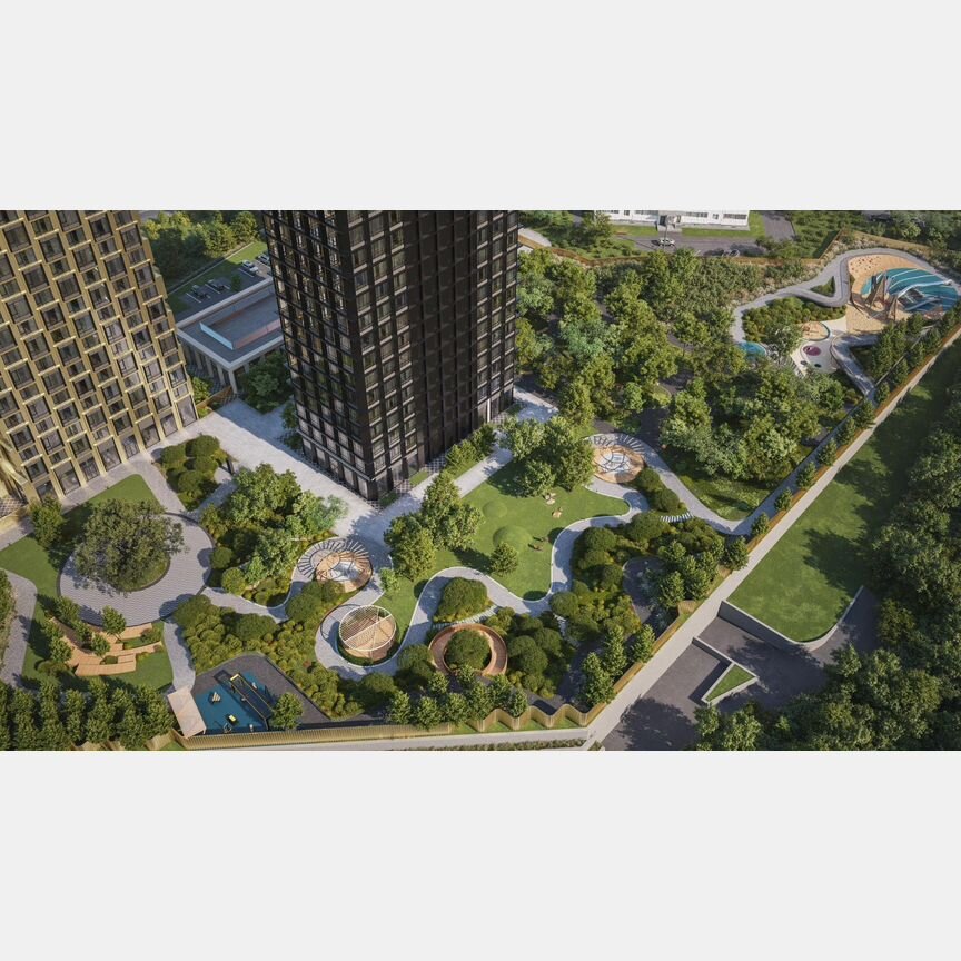 1-к. квартира, 54,3 м², 2/41 эт.