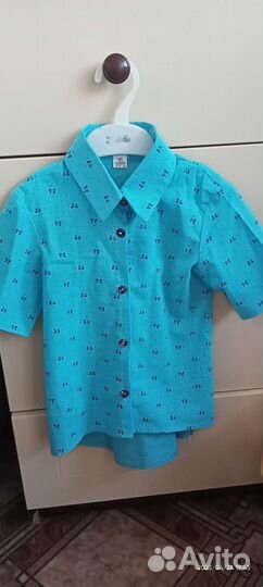 Рубашка для мальчика 110 116