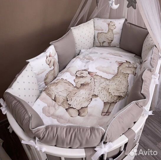 Кроватка 8в1 с текстилем и не только