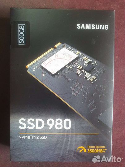Новый SSD Samsung 980 500Gb и 1000Gb M.2 NVMe