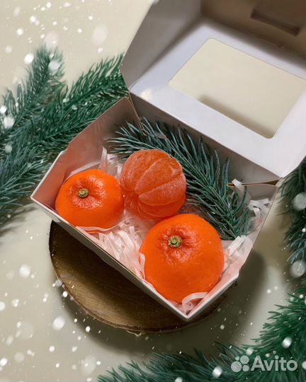 Набор мыла ручной работы, Новый год