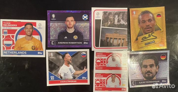 Наклейки евро 2024