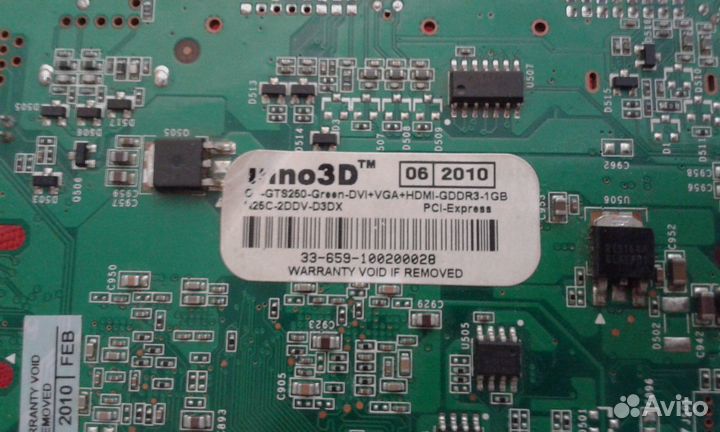 Видеокарта GTS 250 1GB рабочая