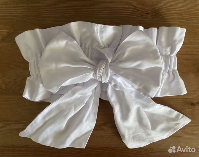 Бант на выписку хб